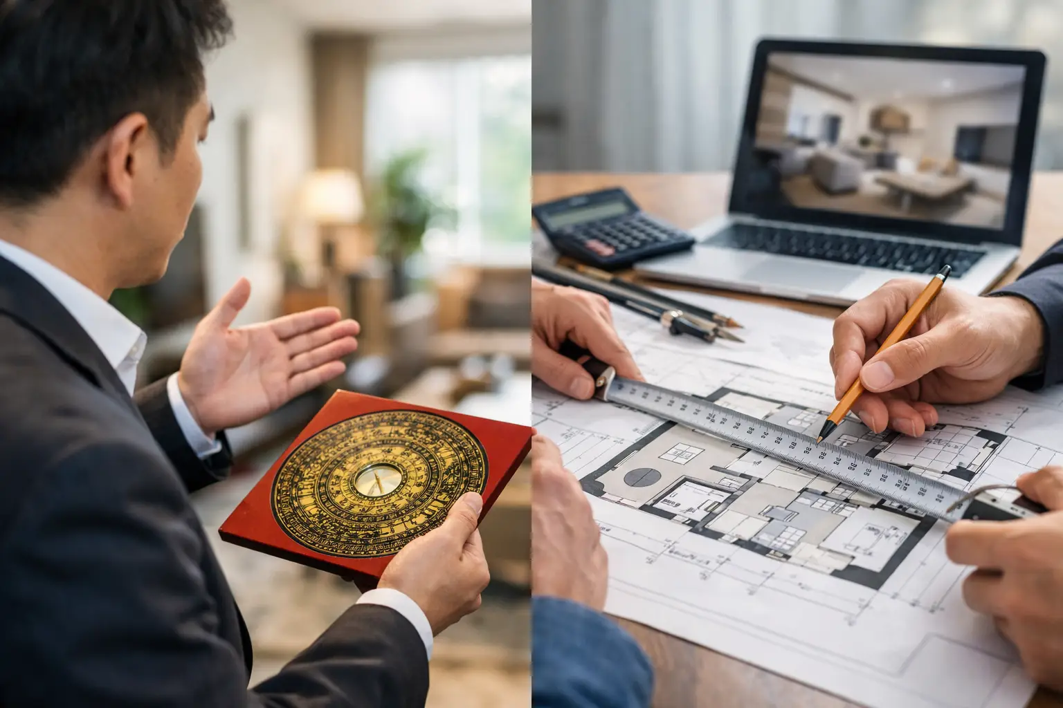 上门风水 vs 量尺平面图分析怎么选