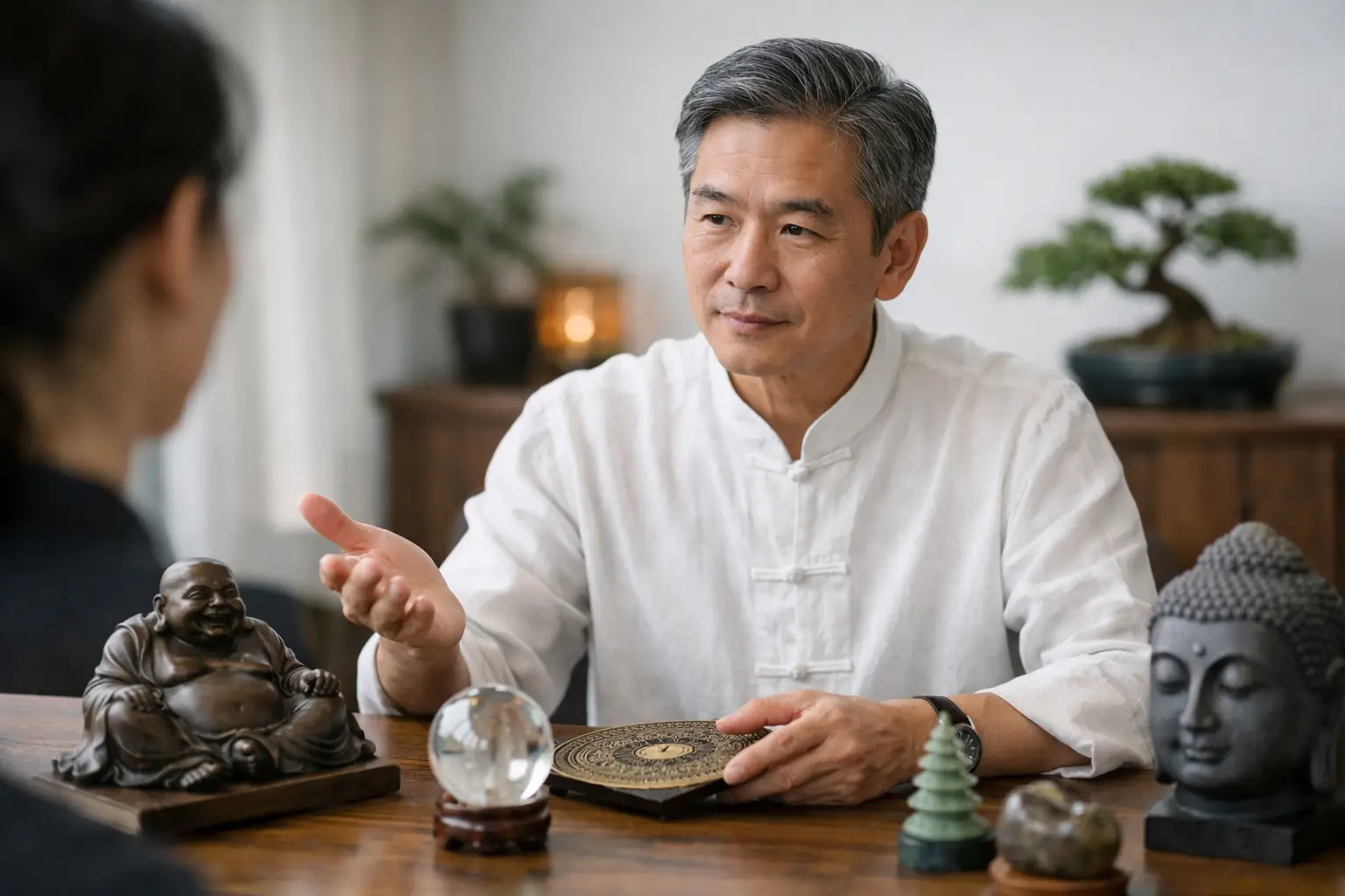 风水师傅不卖摆件，反而更可信吗？